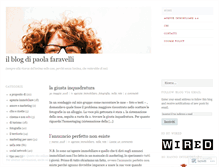 Tablet Screenshot of paolafaravelli.com